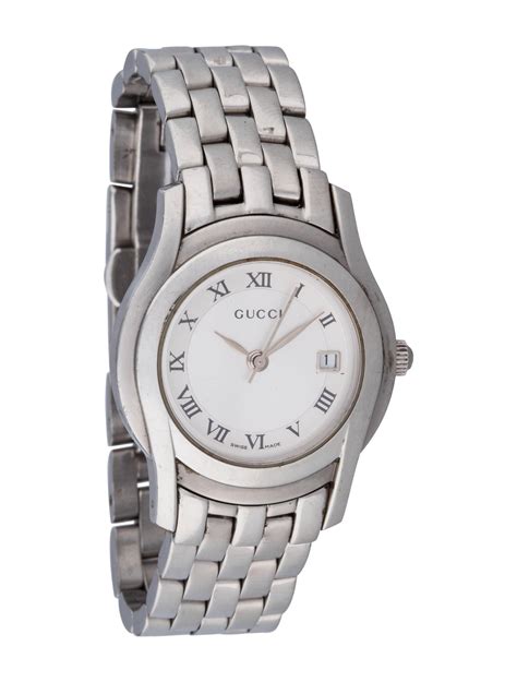 ladies gucci watch 5500l|Gucci 1500l watch stainless steel.